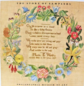 The Story of Samplers The Philidelphia Museum of Art 1971 Needlework Whitman - Imagen 1 de 2