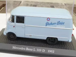 Atlas Editore 1:43 Scala 0 Mercedes Benz Trasportatore L 319 D Pschorr-Bräu Di - Foto 1 di 1