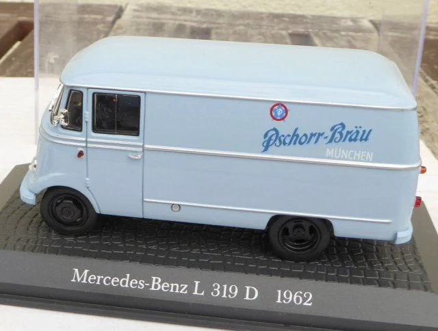 Atlas Editore 1:43 Scala 0 Mercedes Benz Trasportatore L 319 D Pschorr-Bräu Di - Immagine 1 di 1