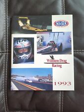 NHRA Championship Drag Racing Winston Drag Racing 1993 Hardcover Book Vintage