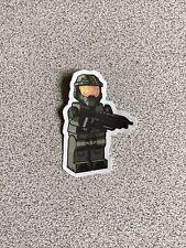 Video Game Character Sticker Decal Halo Infinite Lego Spartan Master Chief 117