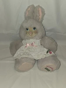 Vintage 1998 Hannahberry Fisher Price Briarberry Collection Bunny Rabbit Plush - Picture 1 of 8