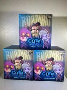 3x Blizzard Cute But Deadly Series 4 BlizzCon Vinyl Figure New Unopened Bundle - Picture 1 of 2