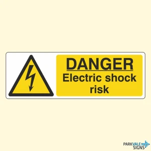 Señal de advertencia de riesgo de descarga eléctrica de peligro - Imagen 1 de 1