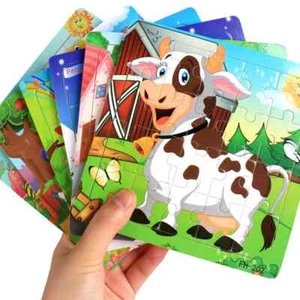 Montessori Holztier 3D Puzzle Spielzeug für Kleinkinder & Kinder - Bild 1 von 18
