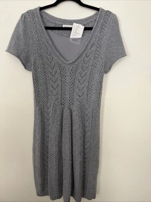 Vestido Suéter Manga Corta Sleeping On Snow Anthropology Mezcla Lana. Nuevo con etiquetas Foto 1 de 4