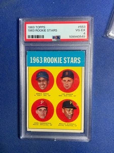 1963 Topps # 553 ROOKIE STARS WILLIE STARGELL - PSA 4 - PIRATES HOF ROOKIE RC - Bild 1 von 2