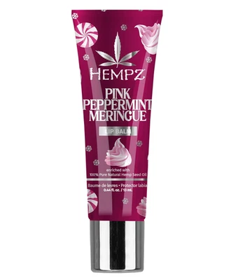 Bálsamo labial merengue menta rosa cáñamo, cuidado labial nutritivo, edición limitada Foto 1 de 4