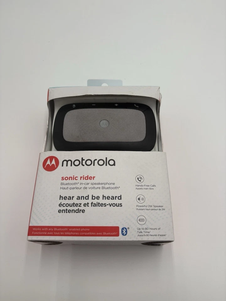 Altavoz inalámbrico Motorola Sonic Rider Bluetooth para automóvil Foto 1 de 3