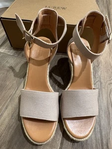 J.Crew high-heel espadrilles Sandles US WOMEN 8 - Picture 1 of 6