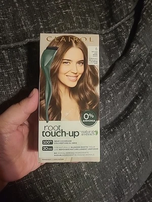 Retoque de raíz Clairol por instintos naturales - 6 marrón claro - NUEVO Foto 1 de 4