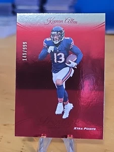 2024 Panini Prestige Keenan Allen Red Xtra Points /999 Chicago Bears - Foto 1 di 2
