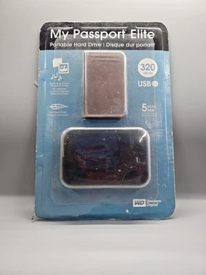 *New* WD WD3200MLZ-00 My Passport Elite USB 2.0 320 GB Brown External Hard Drive - Image 1 of 4