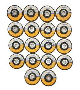 18 Piece LotFancy 4-1/2" x 7/8" 120 Grit #EN13743 Aluminum Flap Disc - Picture 1 of 6
