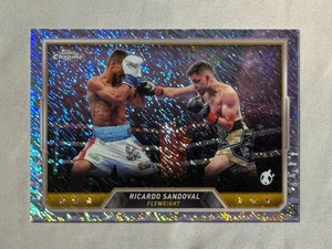2024 Topps Chrome Boxing Shimmer Refractor Ricardo Sandoval #88 - Picture 1 of 2