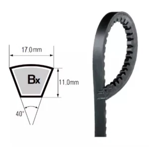 BX1548 Cogged V-Belt - Single Band - BX58 - Imagen 1 de 1