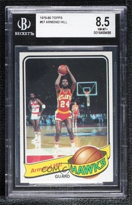 1979-80 Topps Armond Hill #57 BGS 8.5 - Image 1 of 2