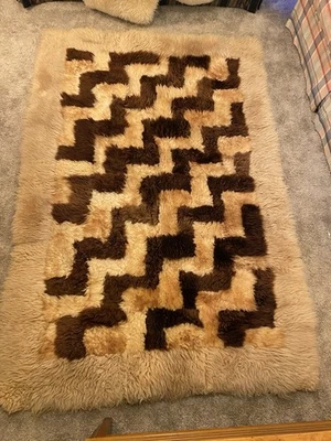 Alfombra/manta de piel de oveja Patchwork Foto 1 de 4