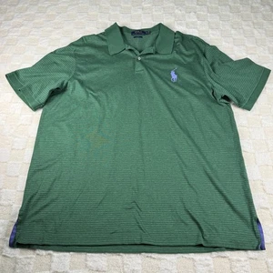 Polo Ralph Lauren Herren XXL Poloshirt grün mit lila Streifen und Pony ProFit - Bild 1 von 10