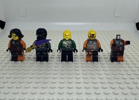 LEGO NINJAGO: The Green NRG Dragon (70593) All Minifigures Lloyd Cole Incomplete