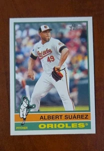 Topps Heritage Albert Suárez #414 Baltimore Orioles SP High Number 2025 - Imagen 1 de 1