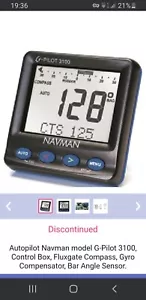 NAVMAN G-Pilot 3100 COMPLETE /RUDDER SENSOR /GYRO COMPASS /DISPLAY/ no scratch - Picture 1 of 1