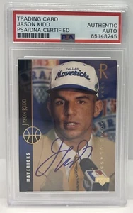 Jason Kidd Signed 1994-1995 Upper Deck Rookie Class RC Card #160 Psa/Dna Slab - Picture 1 of 2