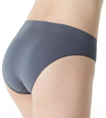 DKNY NWT Women L Smoothing Gray Tagless Panty - Image 1 of 4