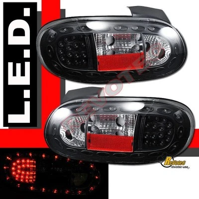 1999-2005 Mazda Miata MX-5 MX5 LED Tail Lights Black 1 Pair 00 01 02 03 04 - Image 1 of 3
