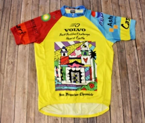 Borah Cyling Jersey M Best Buddies Hearst Corporation Romero Britto Art Colorful - Picture 1 of 6