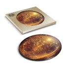 1 x Boxed Round Coasters - Maths Science Engineer Men's #2577