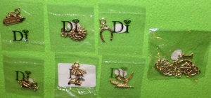 NUOVO bracciale oro DIAMONDS INTERNATIONAL di CHARMS *U-PICK* sedia BIRD altro. - Foto 1 di 8