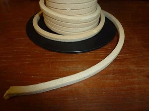 ghiandola imballaggio 6mm quadrato cotone/PTFE lubrificante lunghezza 1m - Foto 1 di 1