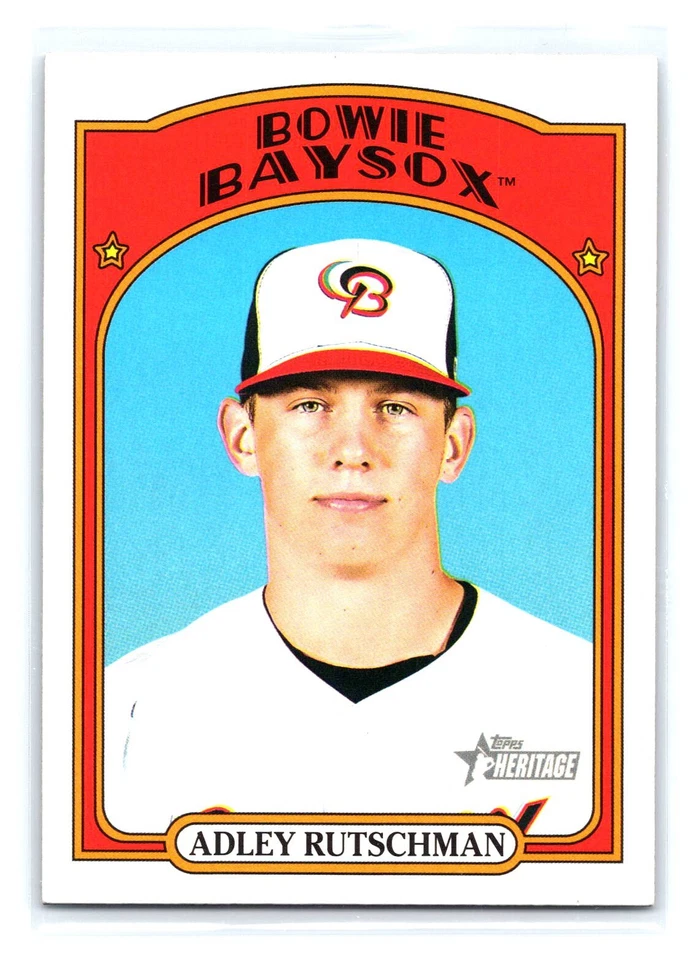 2021 Topps Heritage Minor League #203 Adley Rutschman Bowie Baysox - Image 1 of 2