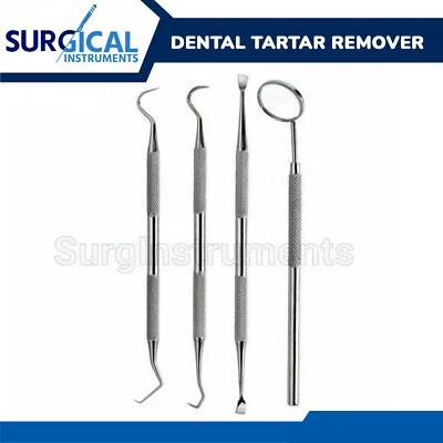 Removedor de placa de cálculo de sarro dental, raspador de dientes, espejo dental y juego de escalador Foto 1 de 3