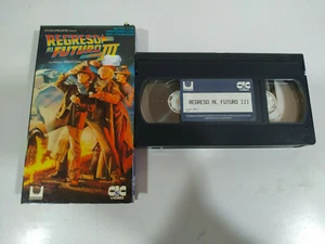 Regreso al Futuro III Steven Spielberg Michael J Fox VHS Cinta Tape Español - 3T - Imagen 1 de 3