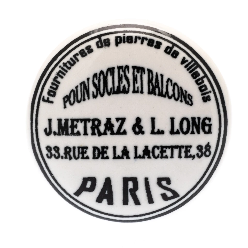 Cupboard Kitchen knobs Ceramic in Black, White, Grey, Cream Vintage Drawer Pulls - Image 1 of 1