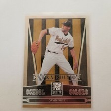 2007 Donruss Elite School Colors David Price /1500 #SC-1