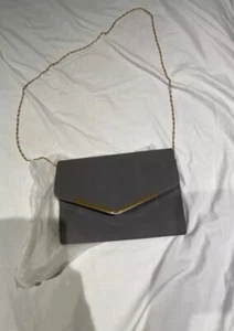 Pre Owned Grey Clutch - Picture 1 of 4