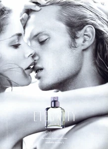 Perfume Calvin Klein CK Eternity 2008 Doutzen Kroes 1 página anuncio de revista - Imagen 1 de 1