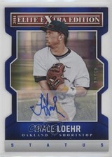 2014 Elite Extra Edition Status Blue Die-Cuts Signatures /50 Trace Loehr Auto