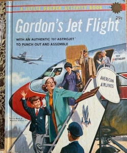 GORDON'S JET FLIGHT~ A LITTLE GOLDEN ACTIVITY BOOK~ HARDCOVER ~ NEW - Picture 1 of 1
