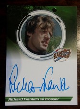 Blake's 7 Trading Cards Series 2 Richard Franklin as Trooper Autograph Card 