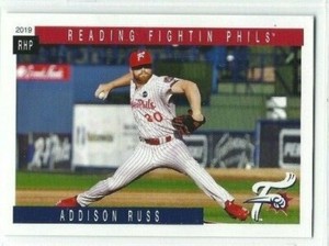 2019 Reading Fightin Phils (Double A-Philadelphia Phillies) Addison Russ