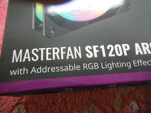 Cooler Master MasterFan MF120 Halo RGB Fan - MFYP2DN24NPAR1-FBA - Picture 1 of 7