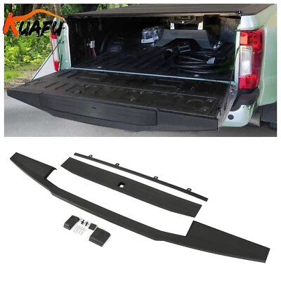 Tailgate Cap Molding Set For 2017-2022 Flex Step Model Ford Super Duty F250 F350 - Image 1 of 4