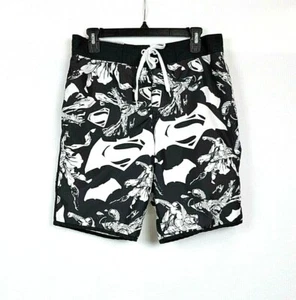 Batman V Superman Boys Swim Trunks Dawn Of Justice Size M(s16) Summer Beach - Picture 1 of 12