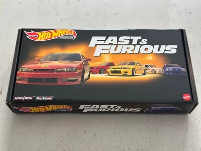 2023 Hot Wheels Premium Fast and Furious BOX SET SEALED 5 Pack Real Riders Jetta - Image 1 of 4