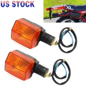 2X PARA HONDA XL250R XL350R XL600R NX250 Luz intermitente indicadora de señal de giro trasera - Imagen 1 de 8