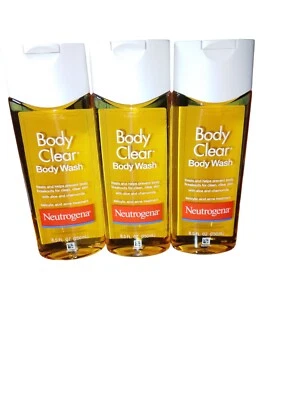 (3-Pack)NEUTROGENA Body Clear Body Wash Salicylic Acid Acne Treatment 8.5 Fl Oz - Image 1 of 3